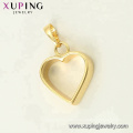34406 xuping  fashion design Stainless Steel jewelry 14K gold color heart shape  pendant